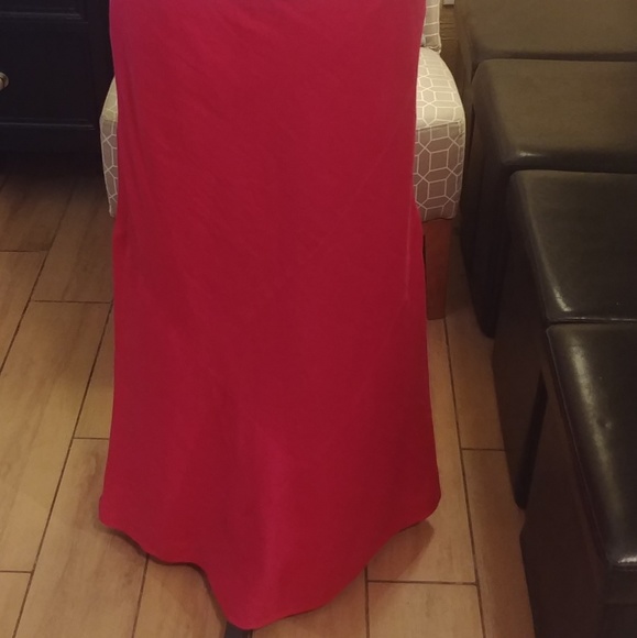 Classy Hot Pink Maxi Skirt - Picture 8 of 8